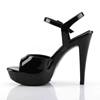 Fabulicious - COCKTAIL509 Ankle strap sandal - Black Product image